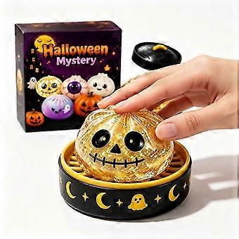 Halloween-legetøj, bløde og langsomt hævende græskar- og spøgelseslegetøj, søde legetøj til stresslindring og fidget, ideelle som gaver eller dekorationer til Halloween-fester.
