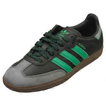 adidas Samba OG Damen Fashion Sneakers in Schwarz Grün