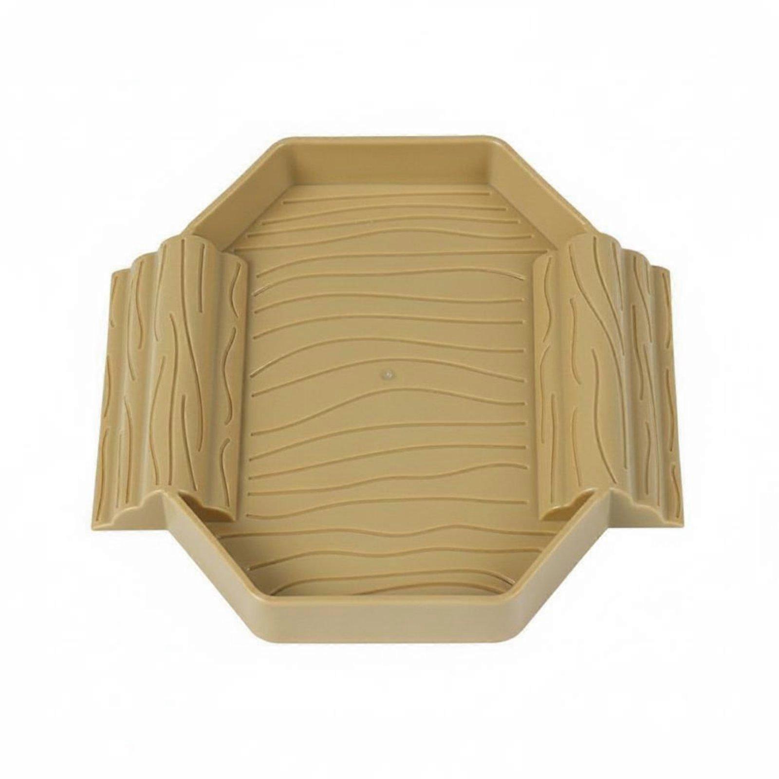 Turtle Bath Base Multi-Use Basking Base Bowl Look Tortoise Bath Basin for