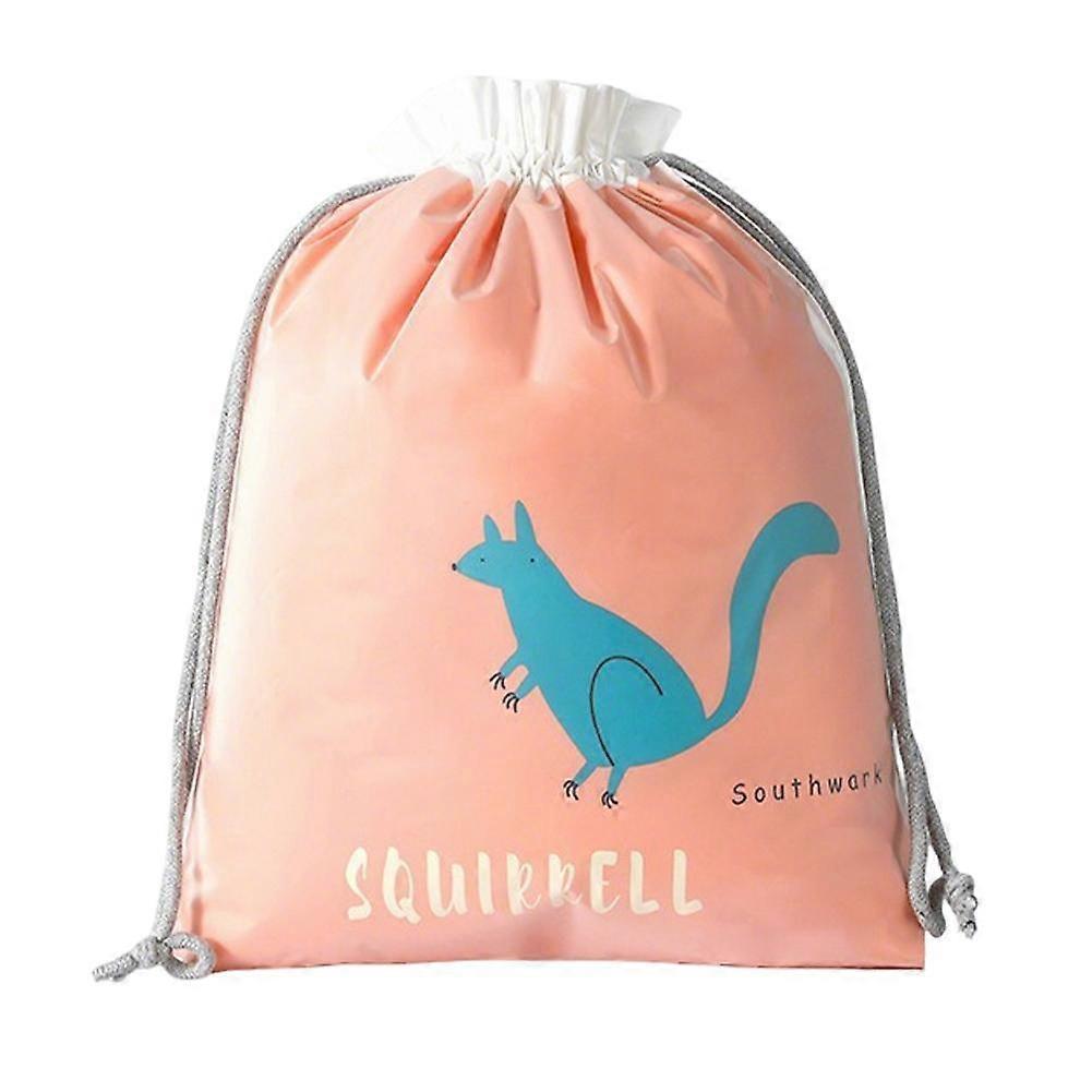 Portable Waterproof Drawstring Laundry Bag