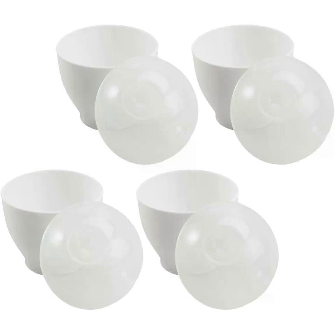 4pcs Microwave Egg Cooker Cups, PP Egg Cooking Cups