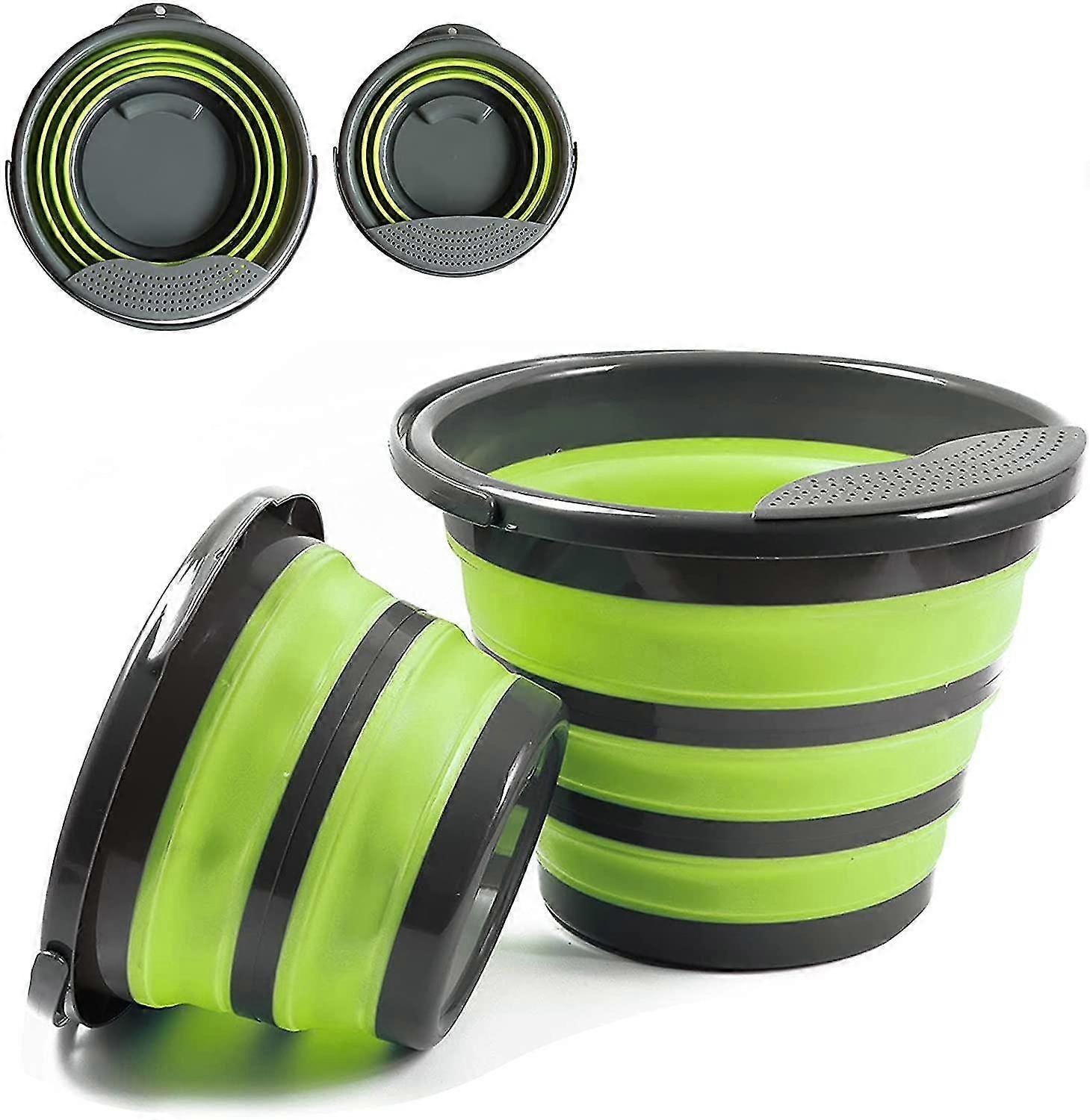 Collapsible Bucket,2 Pack Cleaning Foldable Bucket