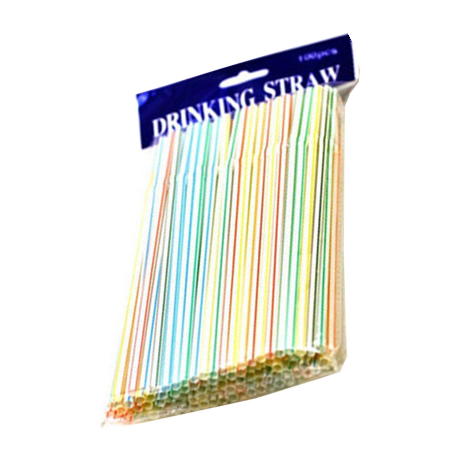 100pcs που πίνουν τα καλαμάκια τροφίμων βαθμός μίας χρήσης πλαστικά Bpa ελεύθερα καλαμάκια ποτών σόδας για το σπίτι