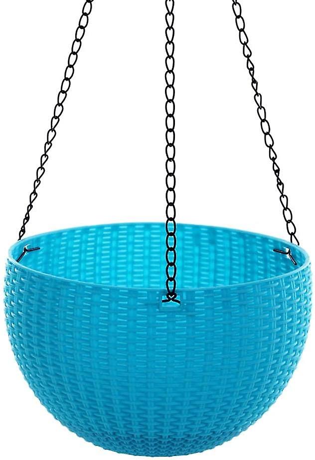 Hanging Flower Pot Hanging Planter Basket In Resin, For Indoor Or
