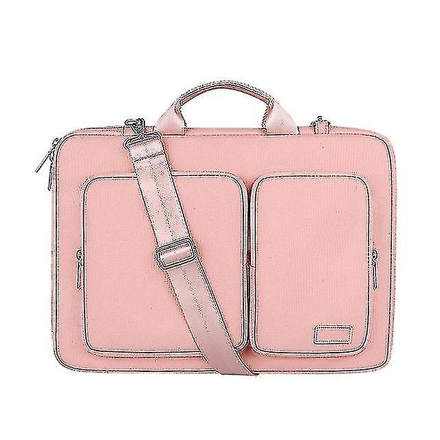 Waterproof Laptop Bag Notebook Shoulder Bag Briefcase Thick Interlayer Side Opening