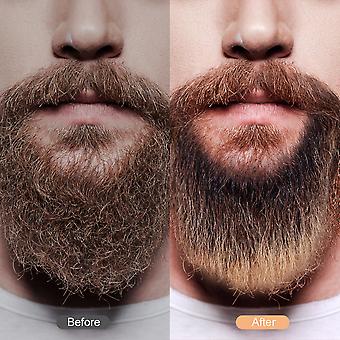 Before And After Using A Heated Beard Brush Electric Hair