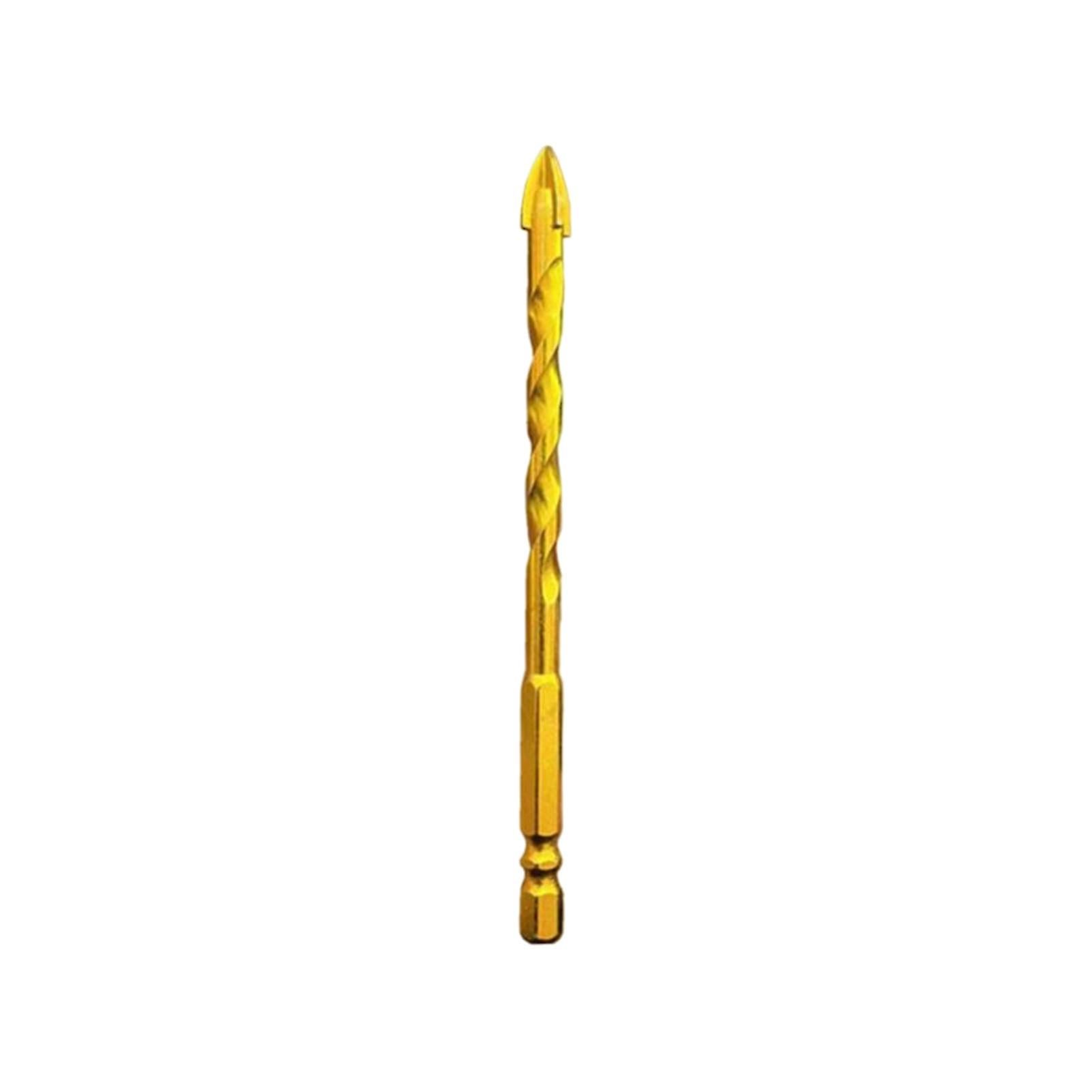 6/8/10/12mm Crosses Hex Tile Drill Bits Hard Alloy Triangles Bit Tools Ceramic Concrete Hole Opener Multifunctional Thread
