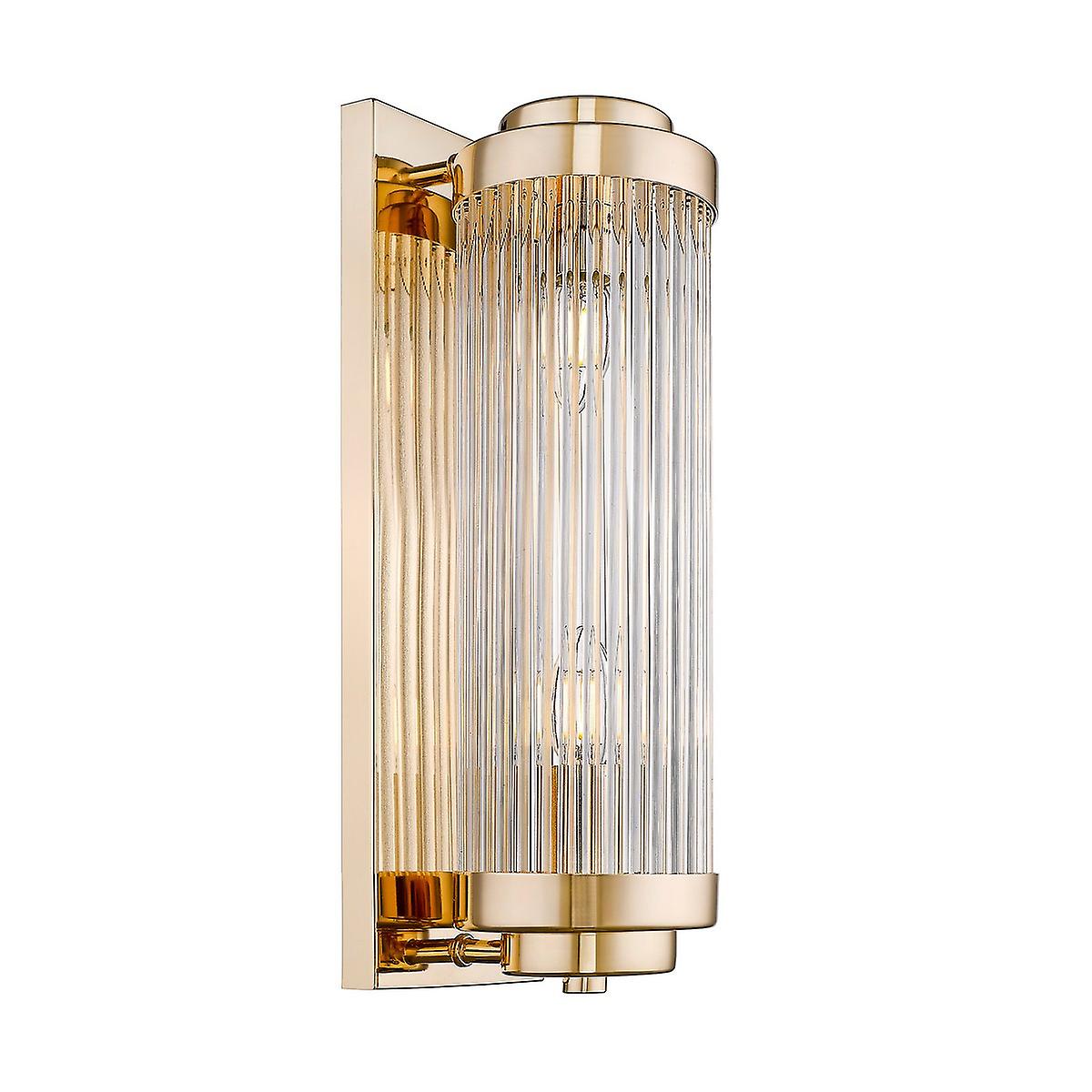 Sergio Wall Lamp, French Gold, 2x E14