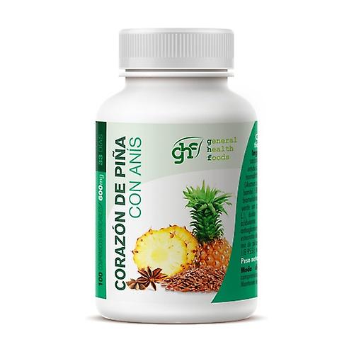 Heart of pineapple with anise digestive comfort 100 chewable tablets of 600mg