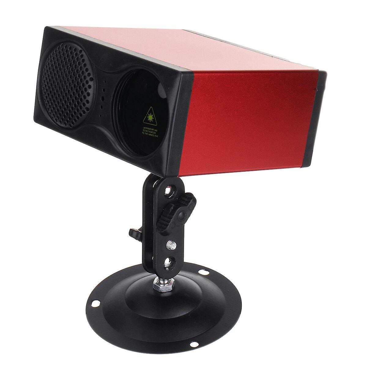 Red & Green Led Stage Light With Sound Control, Auto Bluetooth Music Speaker For Ktv Dj Home