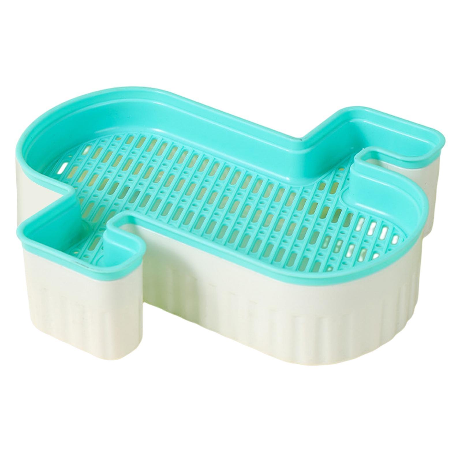 Hidroponik Kedi Çim Ekici Çıkarılabilir Alt İnce Filtre Deliği Çift Katmanlı Topraksız Catnip Snack Bahçe Için Büyüyen Kutusu
