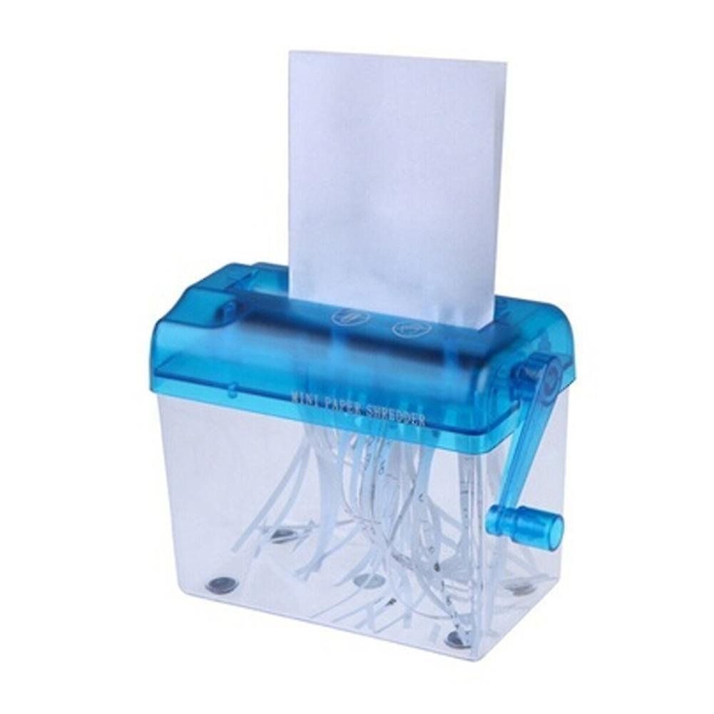 Mini Shredder Blue Paper Shredder Machine Portable Handheld Paper Documents Cutting Machine For Home