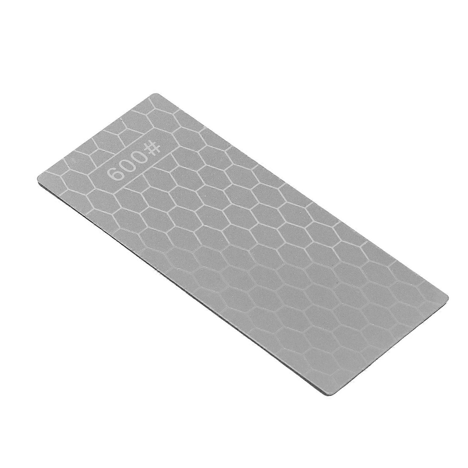 Diamond Sharpening Stone Rectangle Whetstone Honeycomb Surface Diamond Knife Sharpening Plate Grindstone Grinder Tool for Kitchen(600)