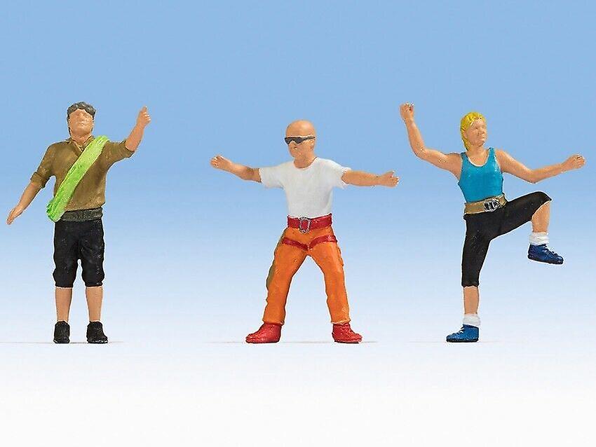 Noch N17872 Climbers (3) Figure Set O gauge Plastic Painted Figures Scale model