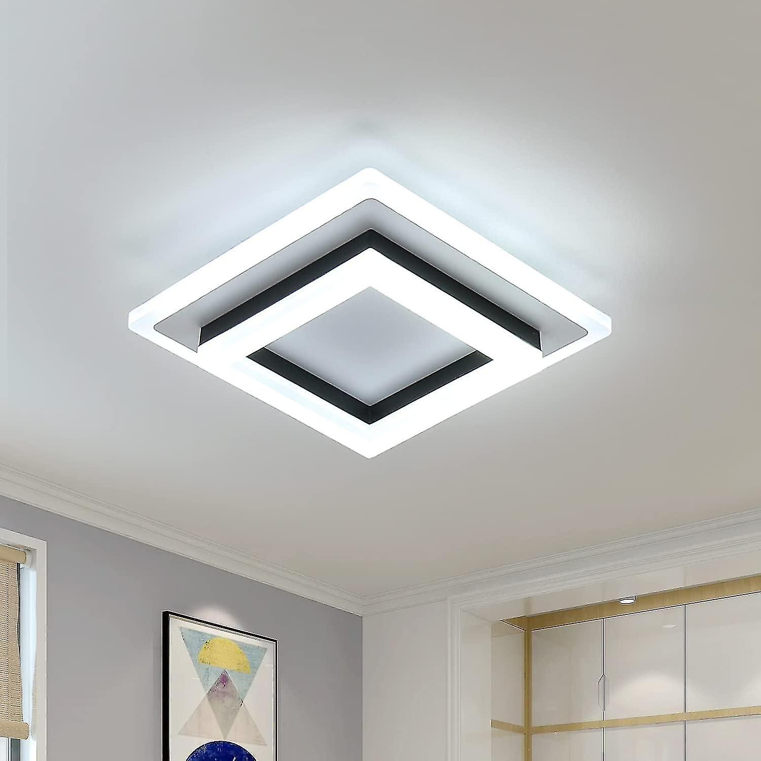 Led Ceiling Light, 24w Ceiling Lamp, Square Led Ceiling Lights For Bedroom Hallway Kit