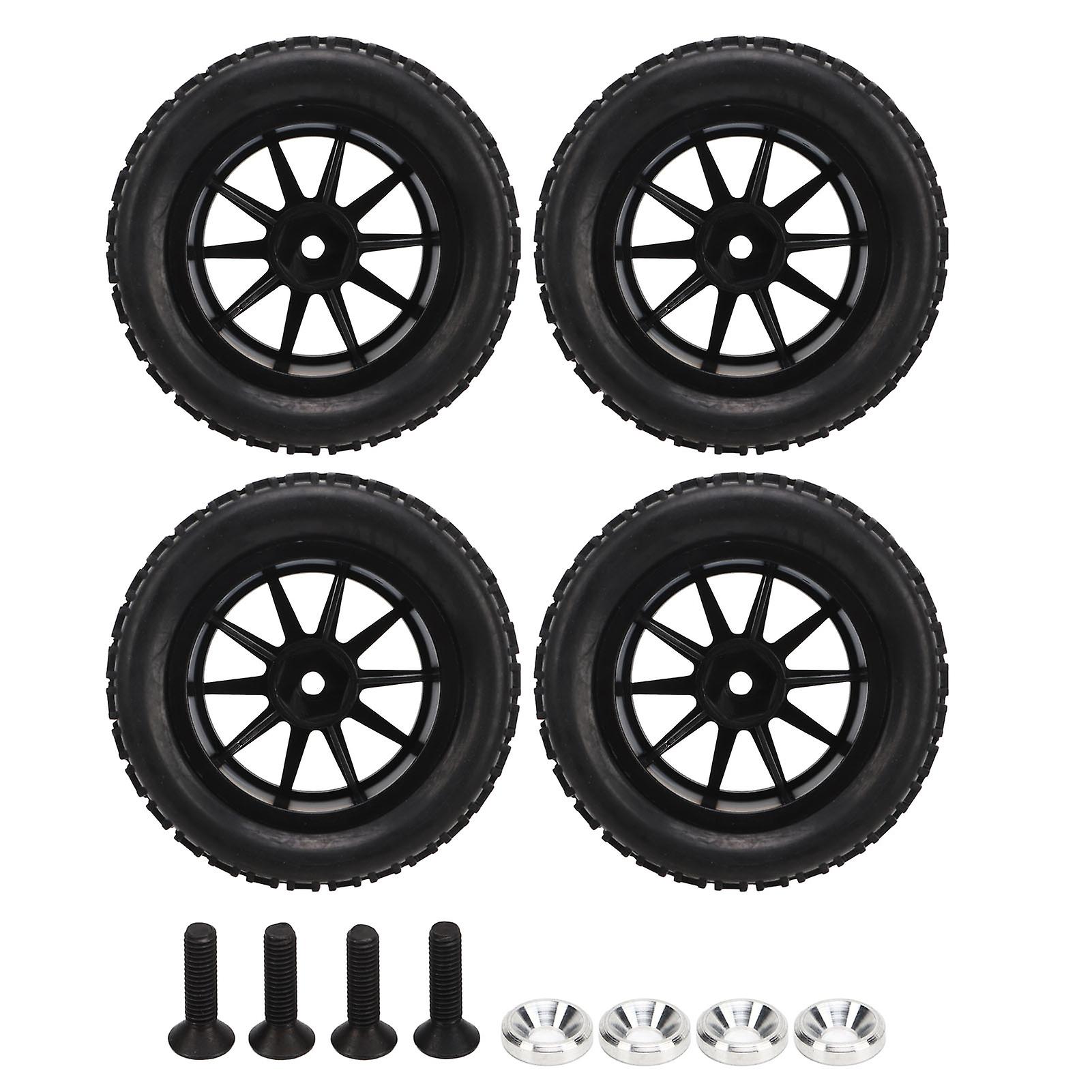 RC Car Tires, 1/16 Scale, Traction, Spokes