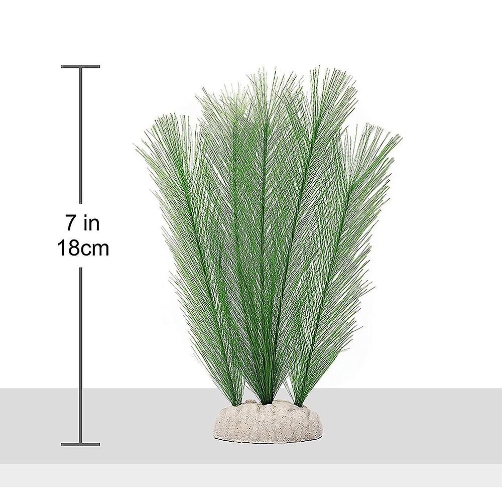 Aquarium Artificial Feather Grass Plastic Water Plants Fish Tank Landscape Decor