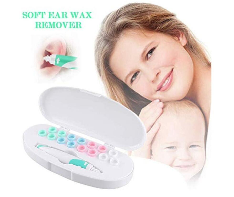 2er-Pack Ohrenreiniger mit Spiralaufsätzen und Aufbewahrungsbox