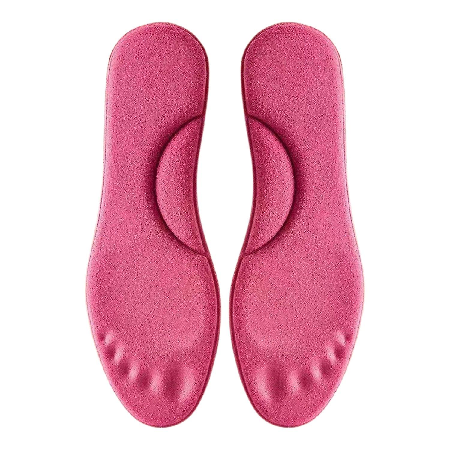 1 Pair Thermal Insoles Super Soft Ultra-Thick Reusable No Battery Required Highly Elastic Keep Warm