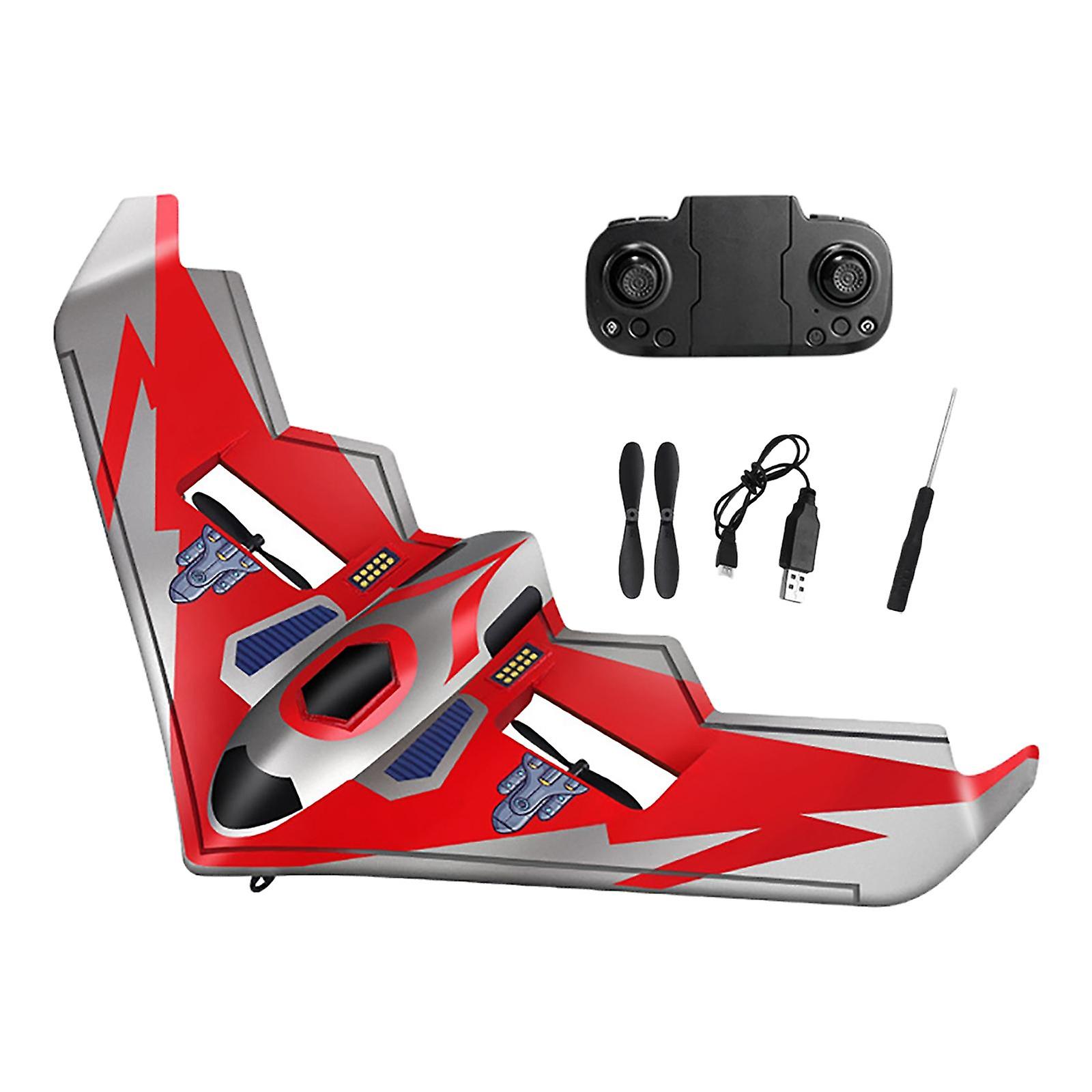 2.4G 2CH Remote Control Aircraft Electric RC Glider Model With Lights