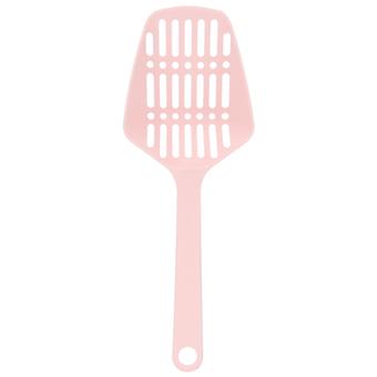 PP Triangle Large Cat Litter Scoop Cleaning Shovel Tool Pet Supplies with Back HookPink