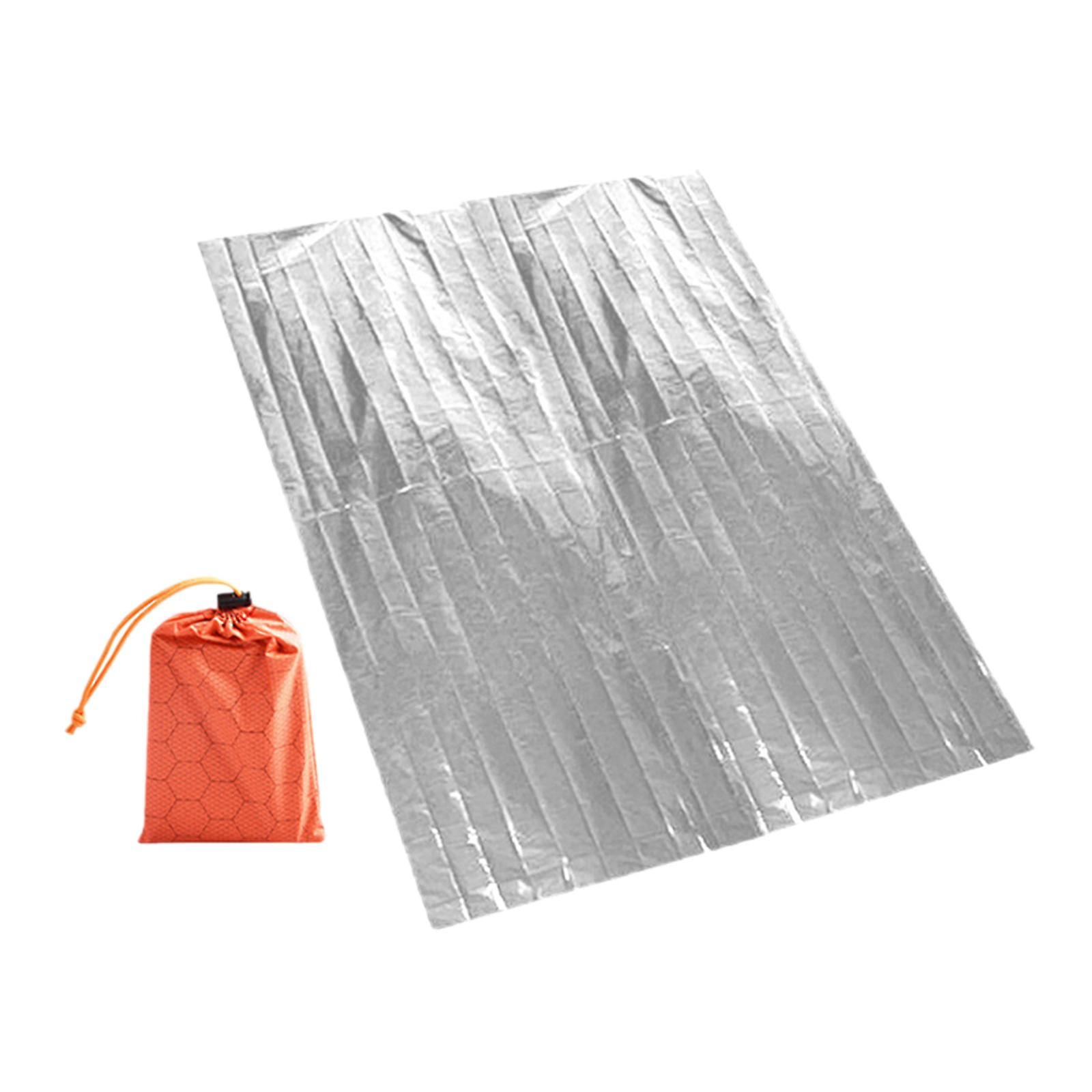 Waterproof Emergency Blankets Keep Warm First Aid Gear Blanket with Pouch