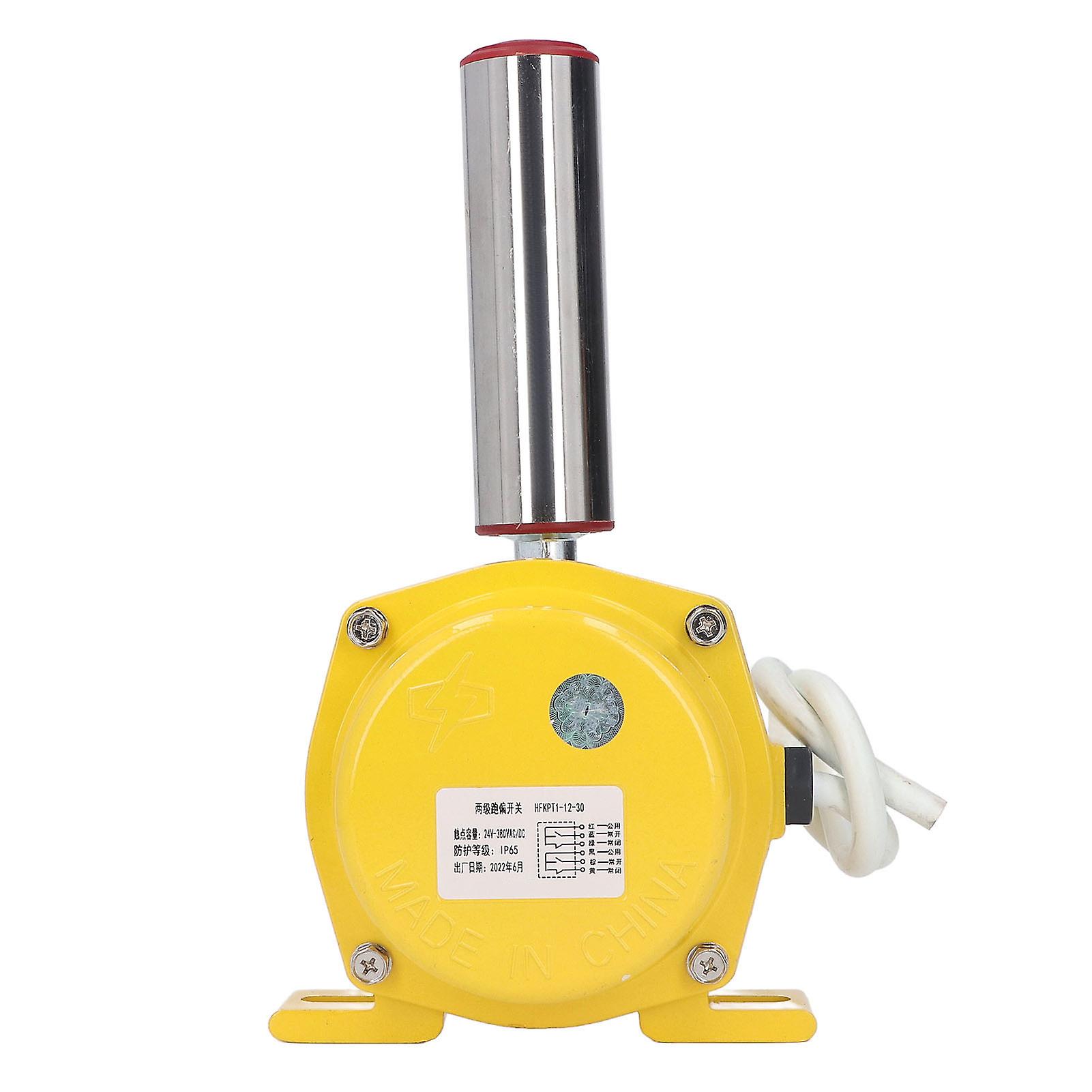 2 Stage Belt Sway Switch Automatic Reset Conveyor Belt Anti Deviation Sensor IP65 Waterproof Protection for Industrial Use