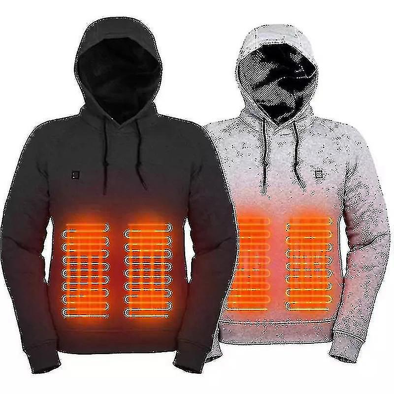 Θερμαινόμενα φούτερ με κουκούλα, usb ηλεκτρική θέρμανση ελαφριά φούτερ με κουκούλα μπουφάν-haoyi