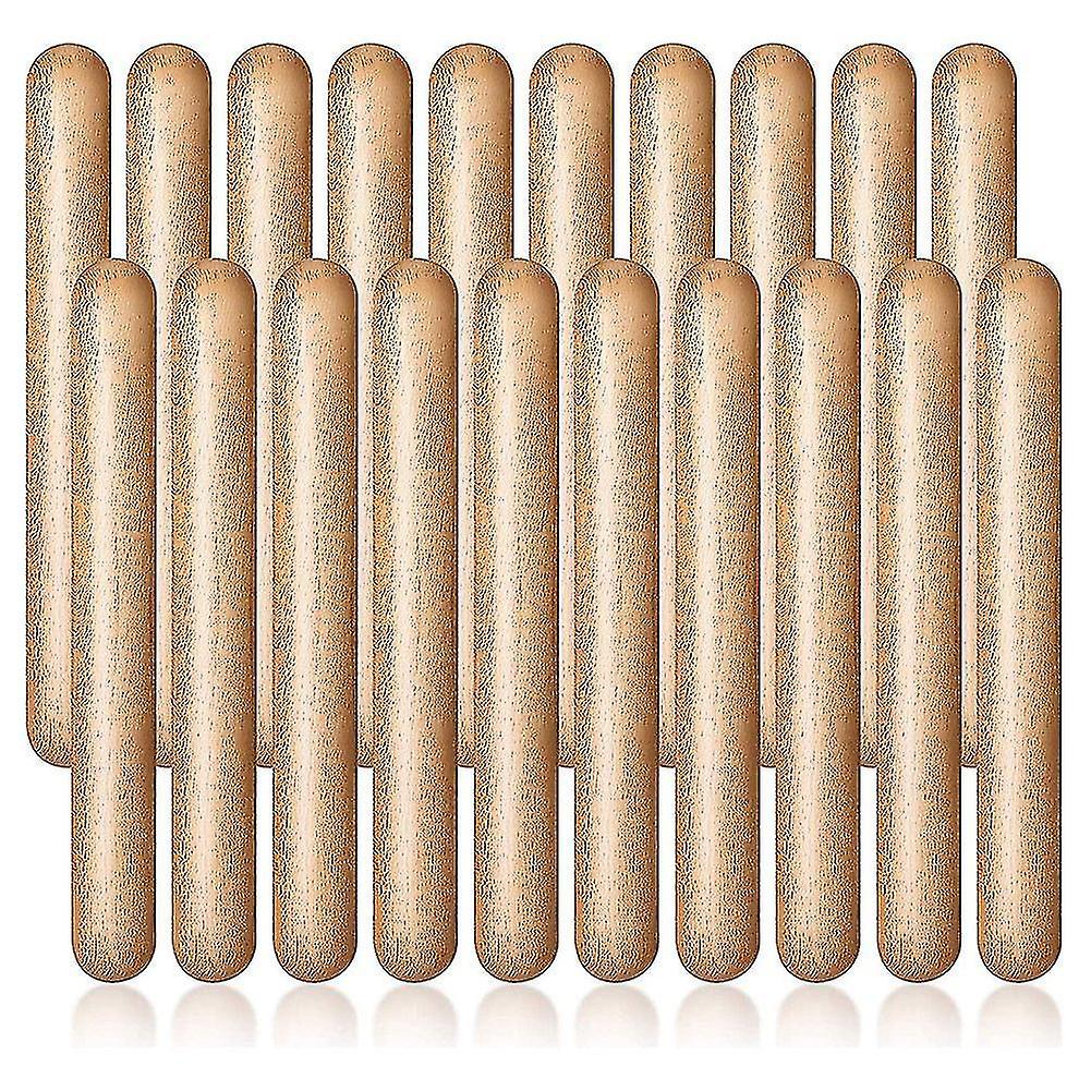 20 قطعة 8 بوصة أطفال إيقاع العصي الموسيقى لومي العصي الكلاسيكية الخشب كلافيس الموسيقية قرع Inst