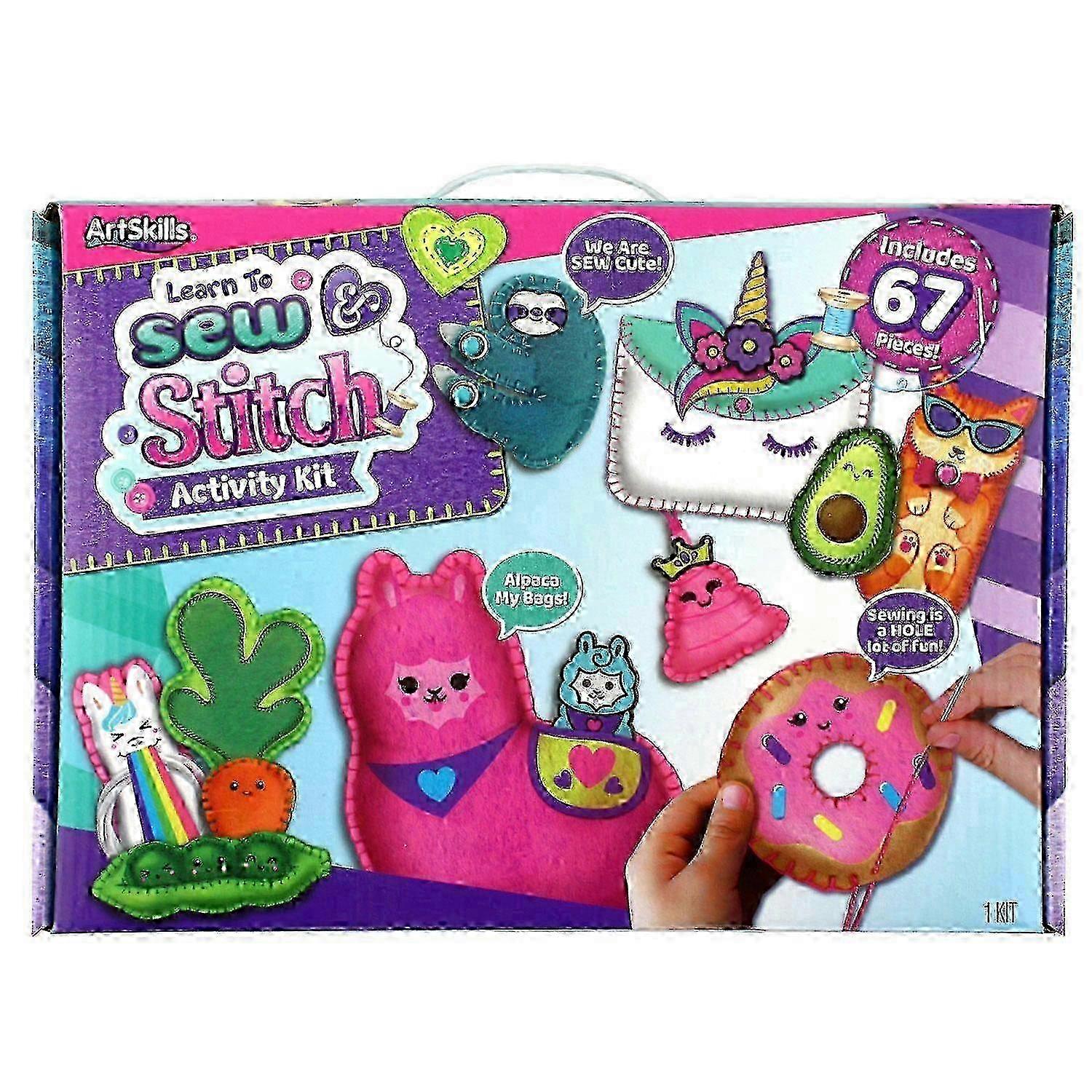 Artskills Sew And Stitch Activity Kit, 1 Ea