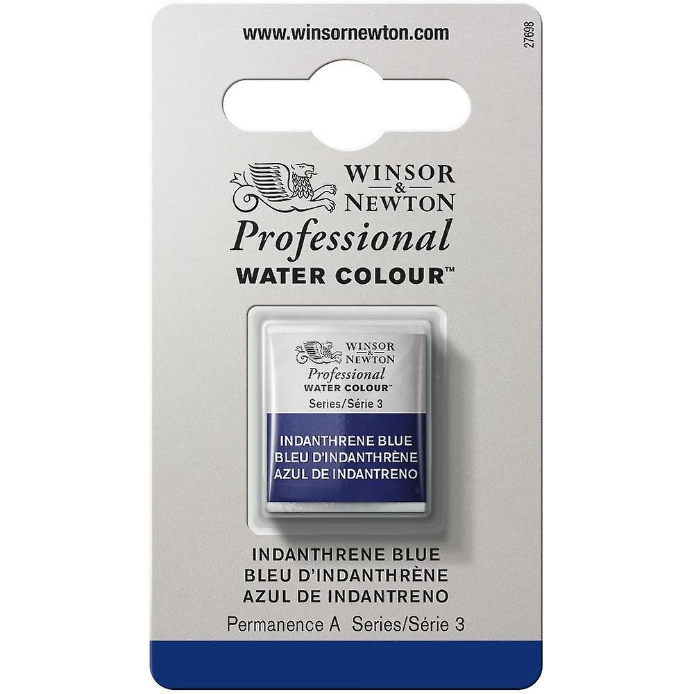 Winsor & Newton Professional Watercolour Half Pan, 321 Indanthrene Blue S3