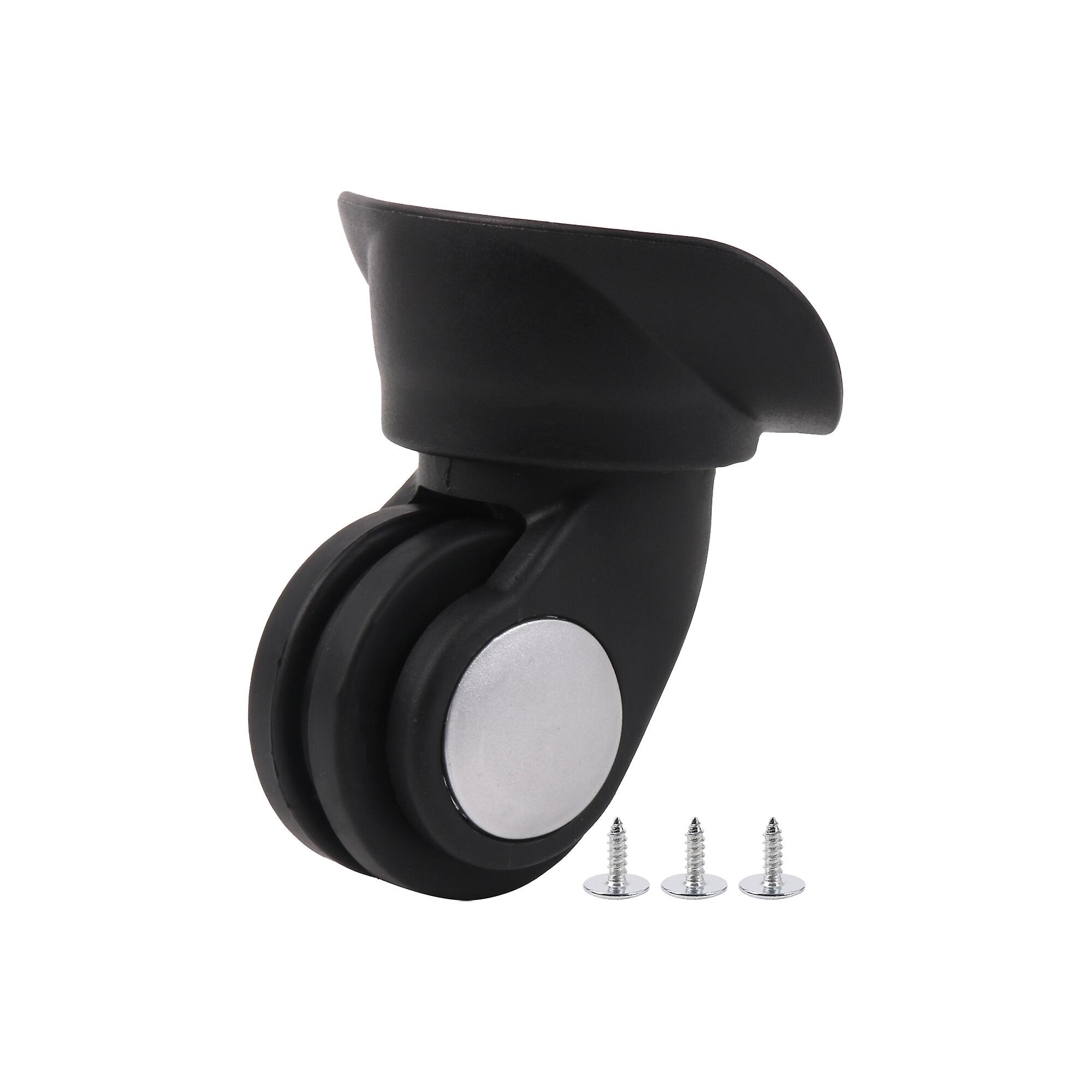 Plastic Wheel Caster for Luggage 3.43 Inch Height W024 Left w/ Screws Kit