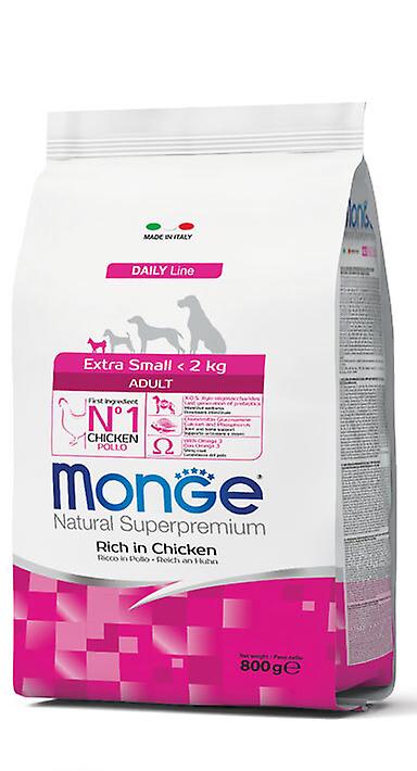 Extra kleiner Erwachsener - Monge Natural Superpremium Dry Dog 3 kg