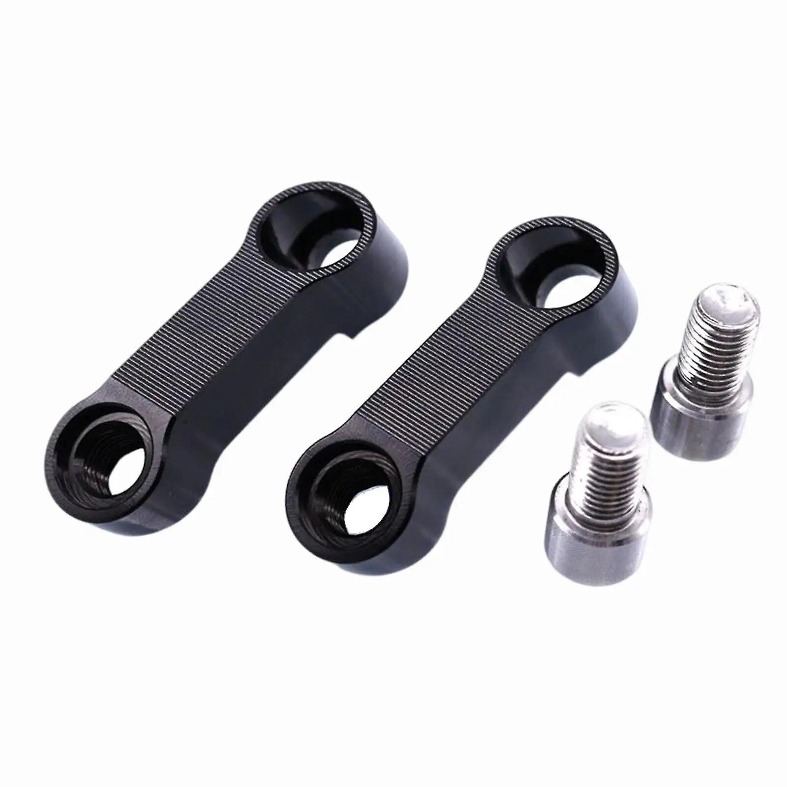2pcs Riser Mirror Mount 10mm High M10 Aluminum Alloy~8505