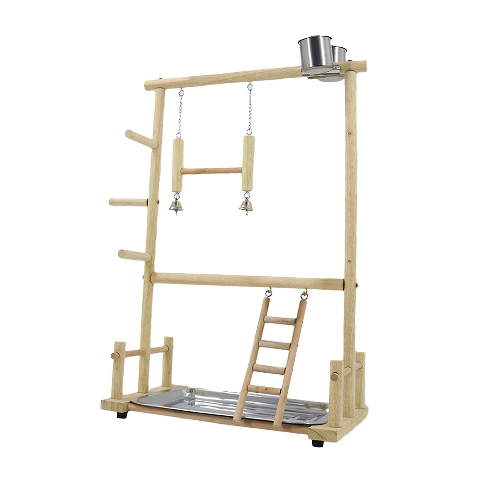 Parrot Playground Bird Playing Gym Platform Exercise Activity Center Birds Parrots Chew Toys for Conures Parakeets Cockatiels