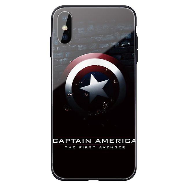 The Avengers Shockproof Tempered Glass Case for Huawei P30 - Multicolor # 4