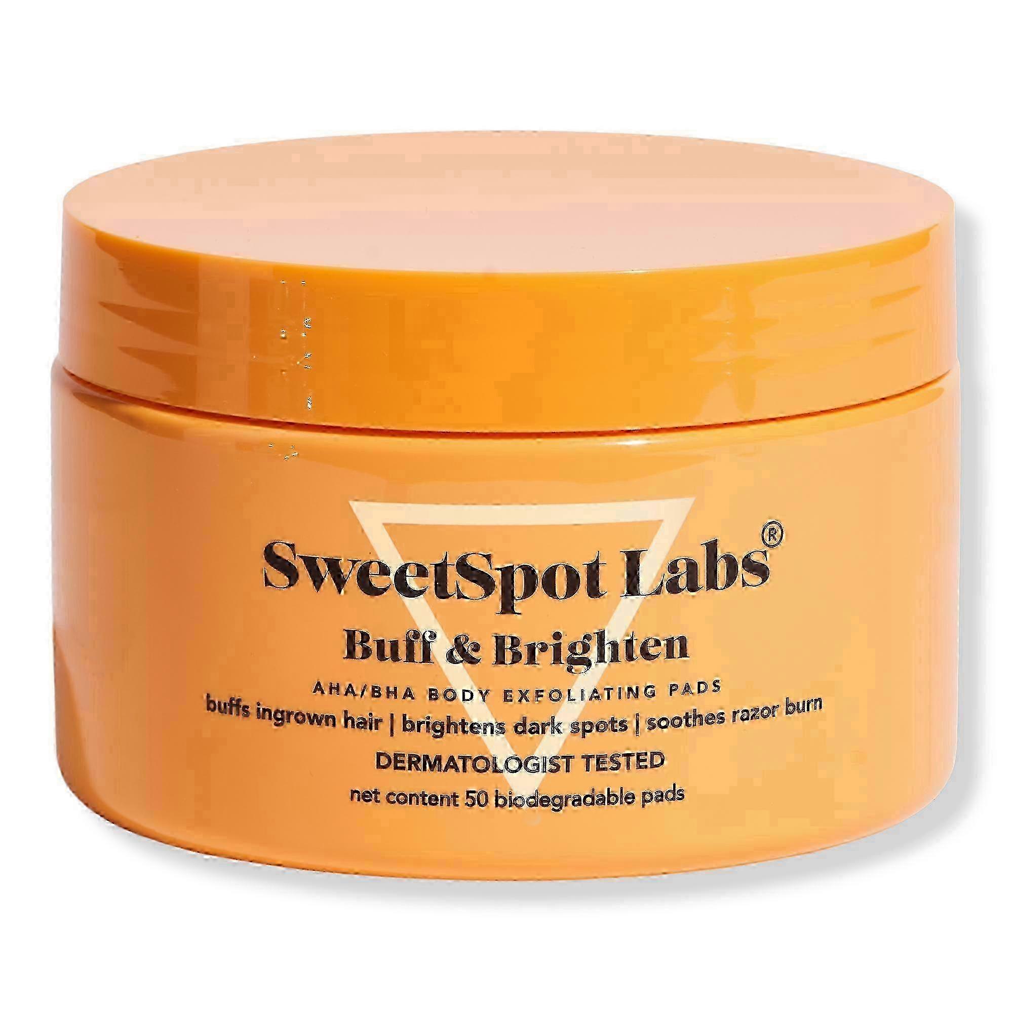 Sweetspot Labs Buff & Brighten Aha/bha Body Exfoliating Pads, 50 Ea