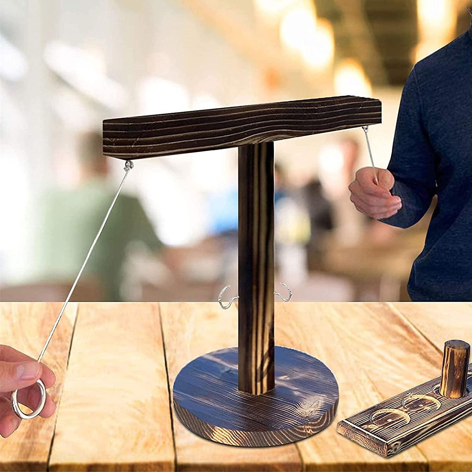 Hooks Ring Toss Game with Shot Ladder Bundle 319