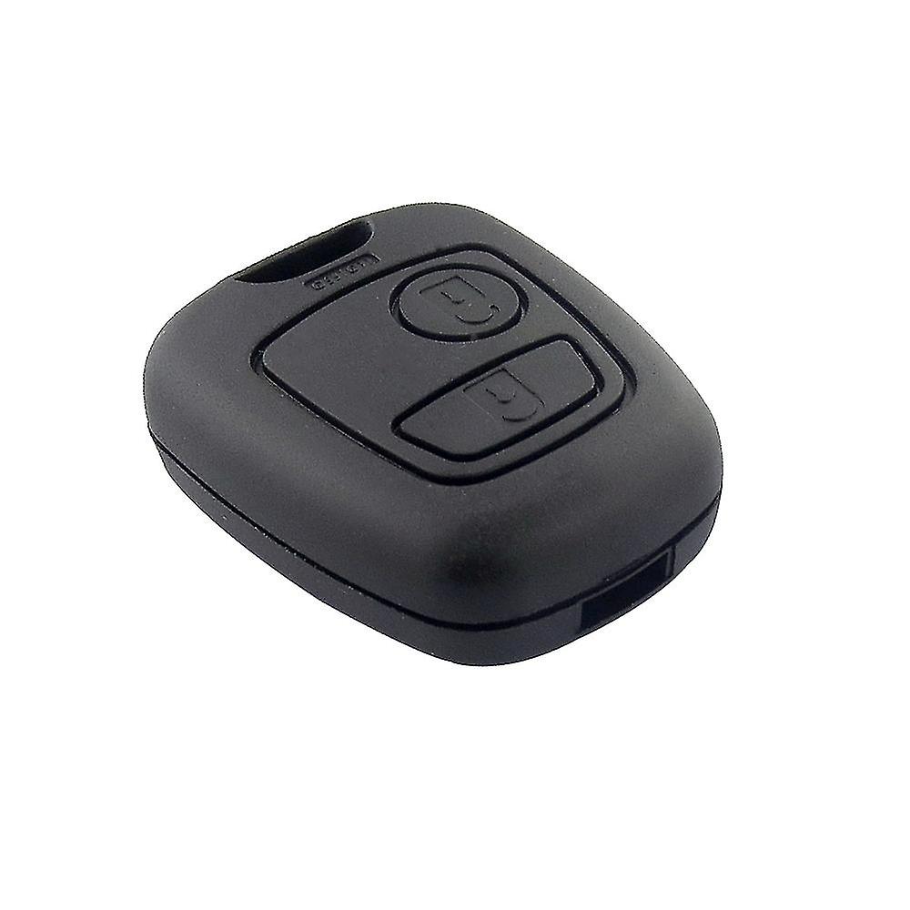 2 Buttons Remote Car Key Shell Case Fob For Peugeot 407 307 107 207 Fit For Citroen C1  C2  C3 C4  X