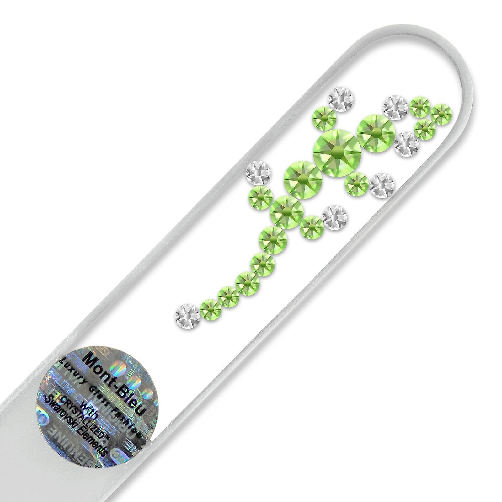 Mont Bleu Chameleon Crystal Nail File LE-7 - Peridot - Crystal