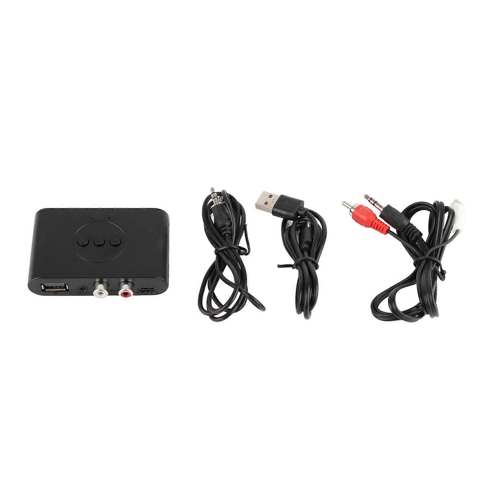 Nfc Bluetooth 5.2 Receiver 3.5mm 2rca Jack Support U Disk Playback Usb Bluetooth Sound Adapter For Car Speakers