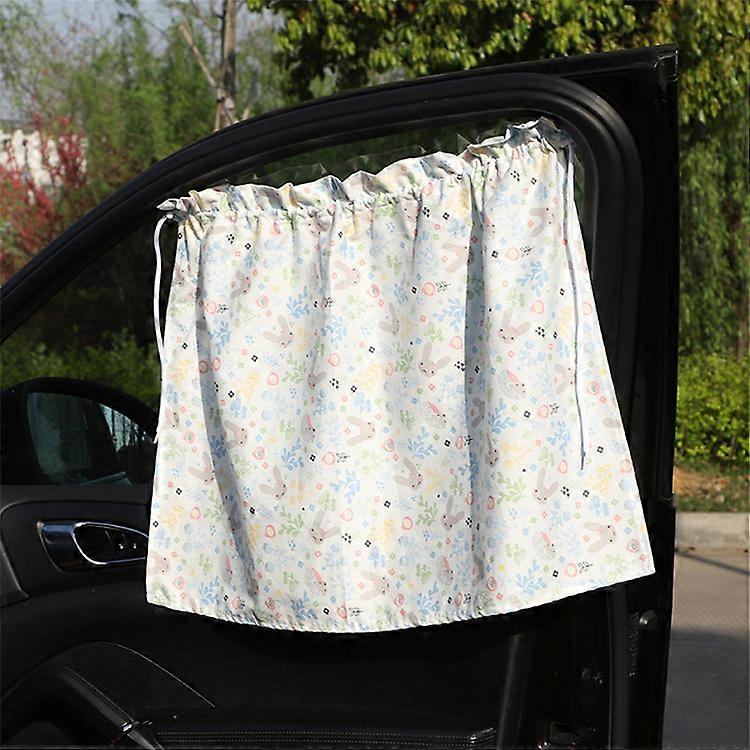 Suction cup Curtain In The Car Window Sunshade Cover Cartoon Universal Side Window Sunshade UV Protection For Kid Baby Children