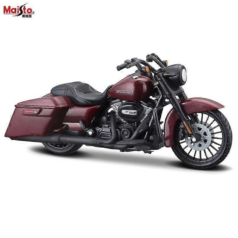 Maisto 1:18 دراجة نارية هارلي ديفيدسون 1999 FLHR الطريق الملك سبائك حمراء دراجة نارية نموذج لعبة جمع السيارات لعبة الدراجات النارية