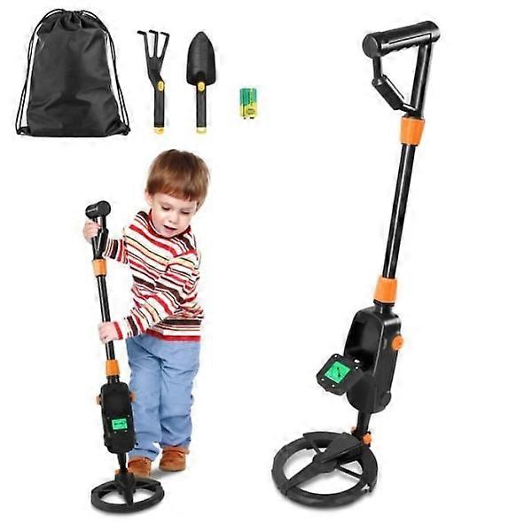 Aufun Metal Detector for Children - LCD Display with Precision Function - Battery-Operated with Shovel and Carrying Case