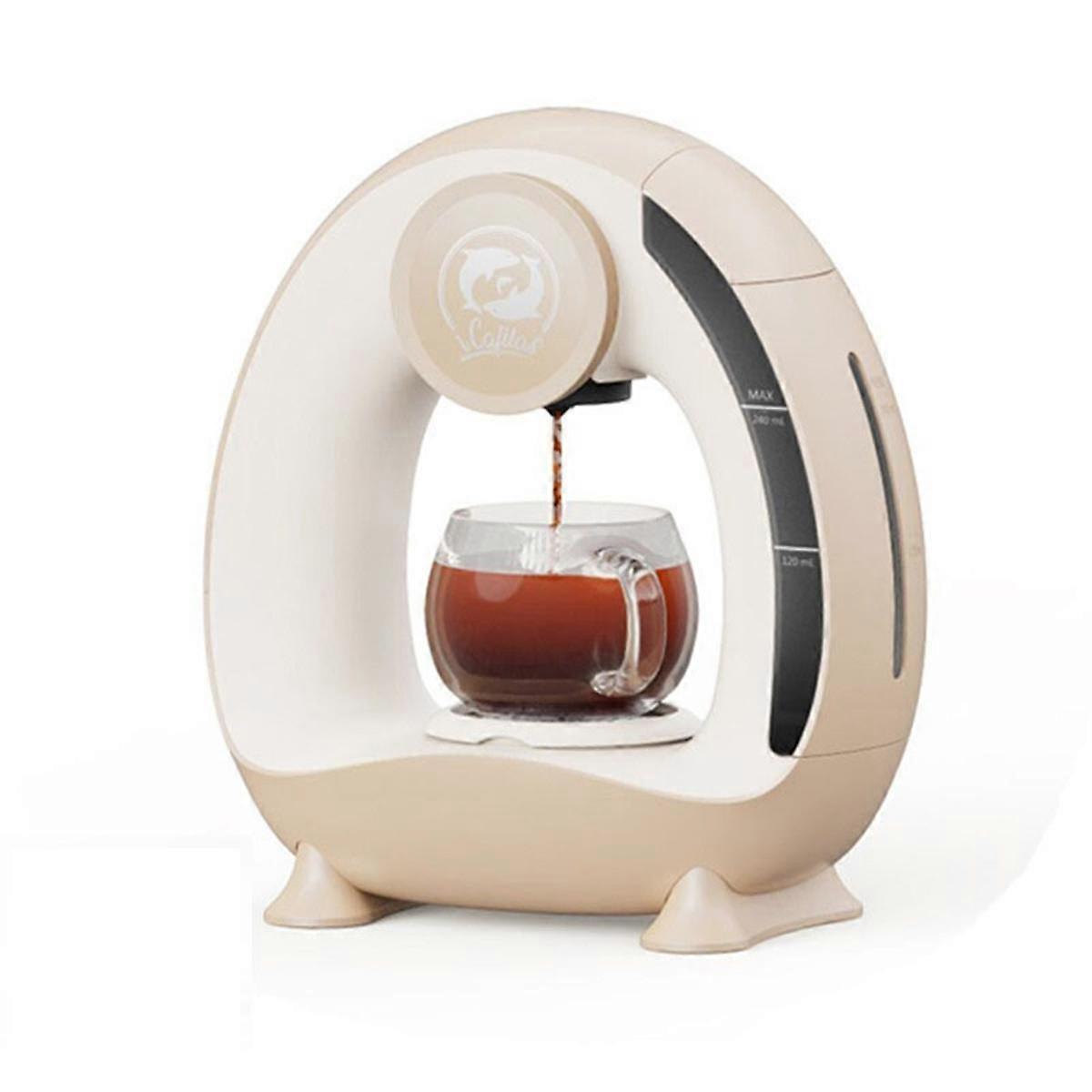 Machine à café à capsules multiples Cafetière goutte à goutte automatique compatible avec la cafetière à café à dosettes US PLUG,D
