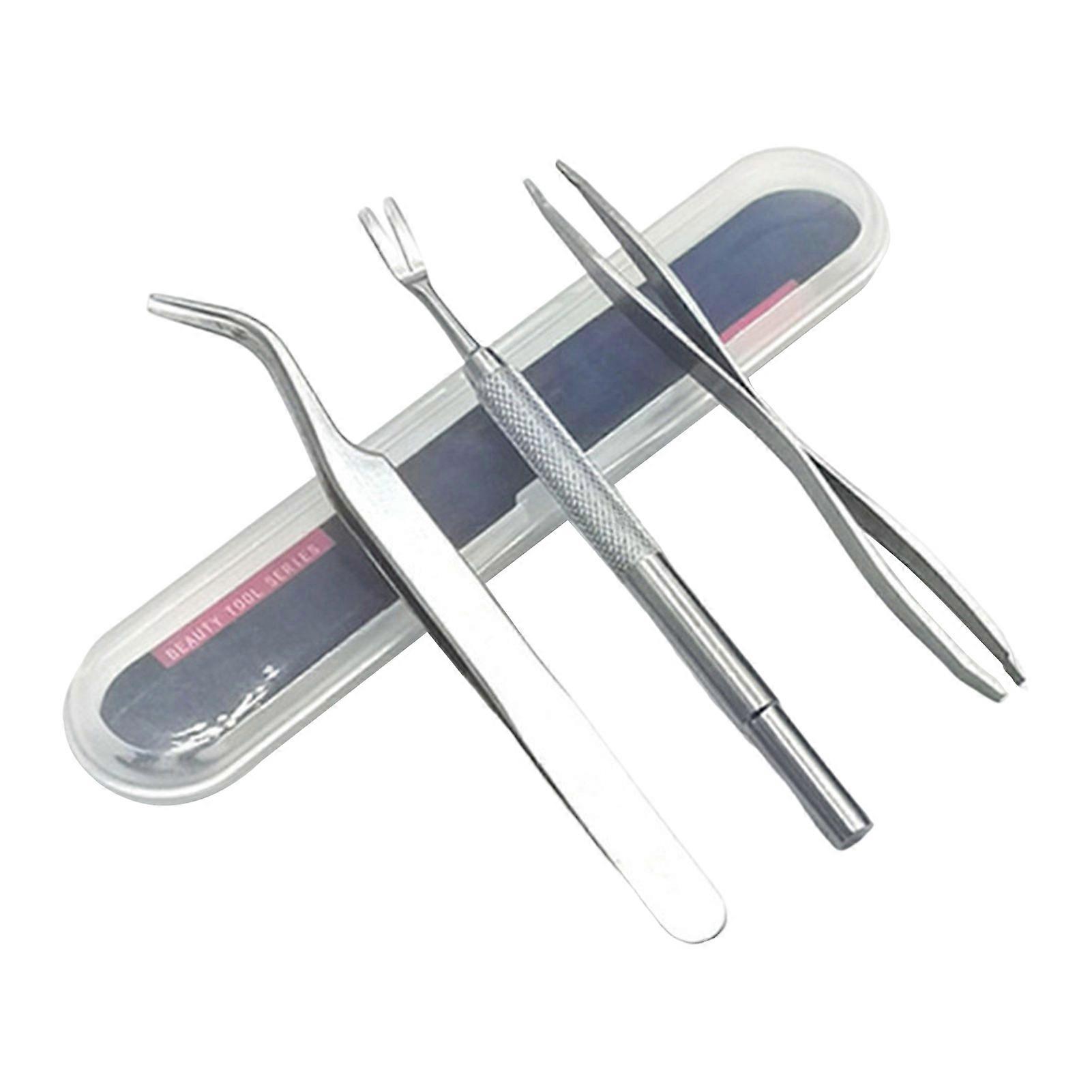 1 Set Flea Clip Ergonomics Handle Solid Convenient Safe Simple Operation Removing Ticks Lightweight Pet Cat Dog Grooming Supplies Tick Removal Tool fo