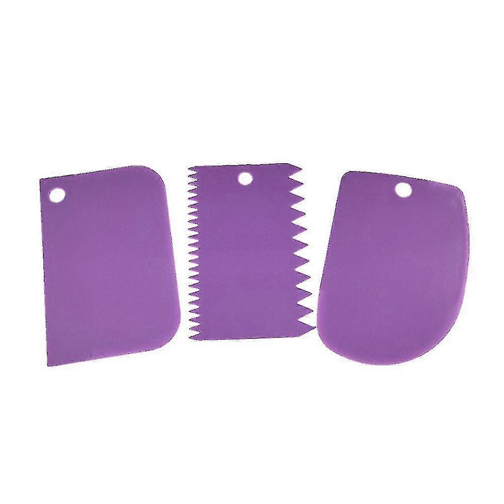 Plastic Dough Icing Fondant Scraper Baking Tools Cake Decorating Kitchen