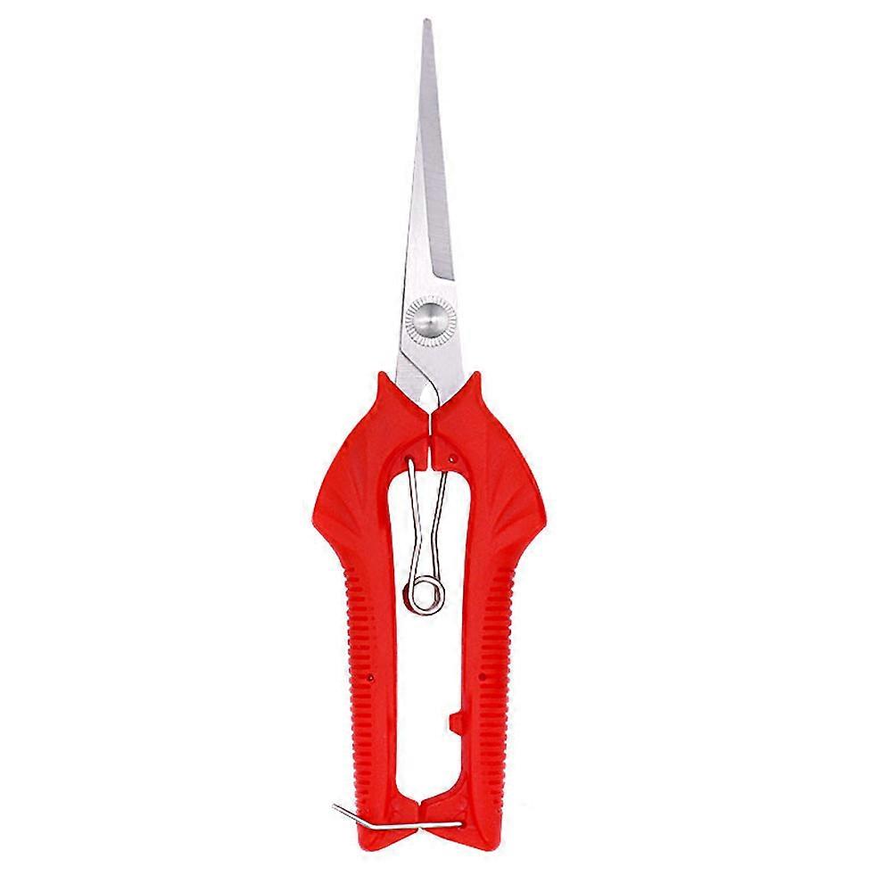 QQDD Long Edge Stainless Steel Pruning Shears Fruit Trees Bonsai Sharp Garden Scissors Tool