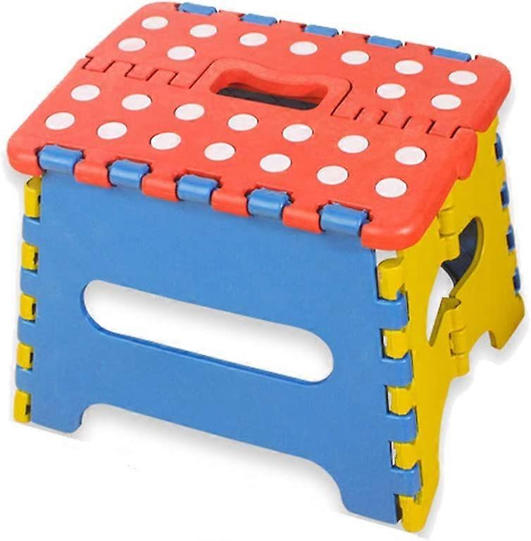 Portable Folding Step Stool, Small Folding Step, Non-Slip Step, Folding Stool For Kids And Adults, Maximum Weight 220 Pounds, Suitable For Kitchen, Ba