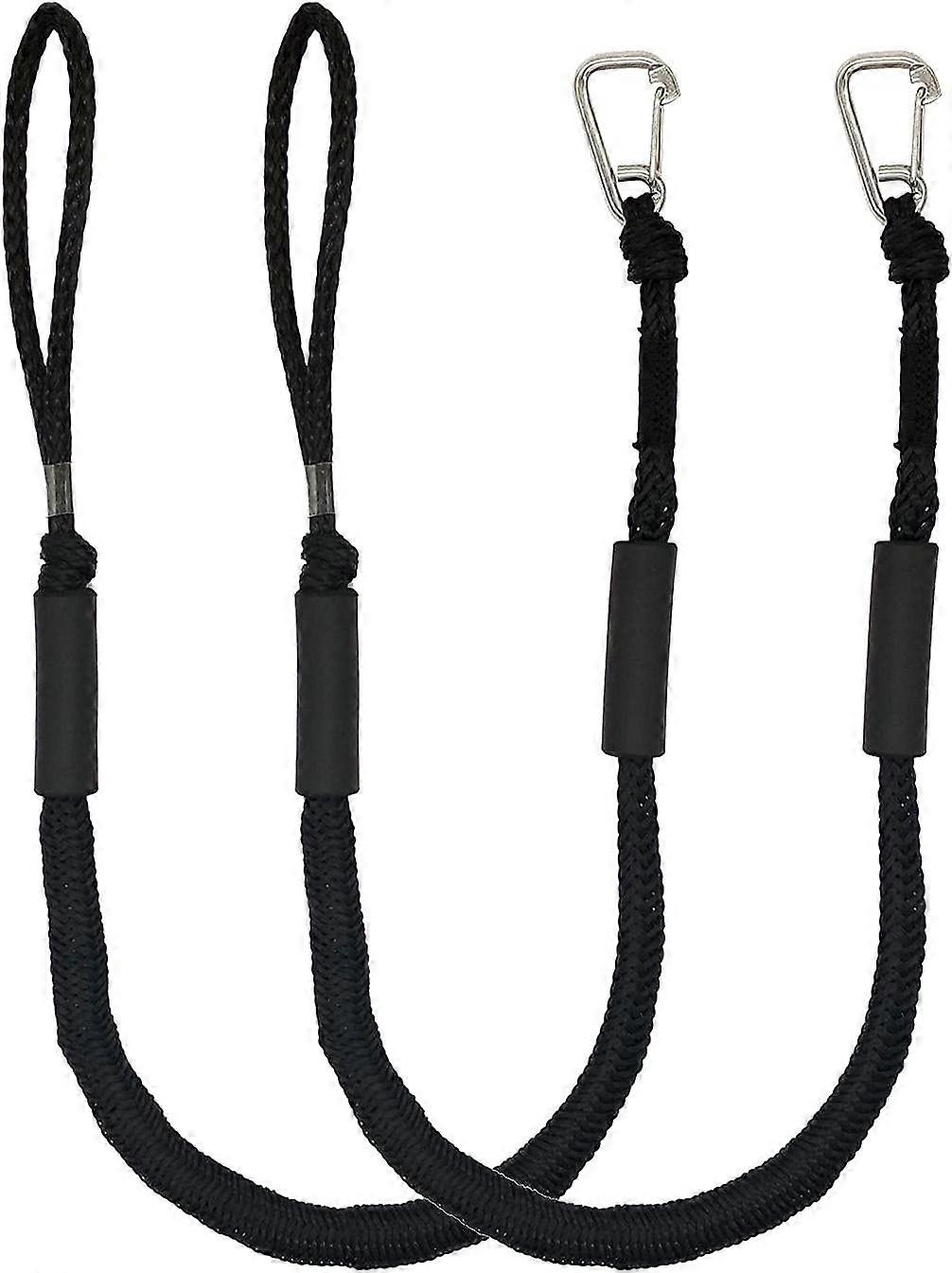 2er-Pack Bungee-Dockleinen, Festmacherseile für Boot, Jetski, Ponton, Kajak